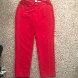 Red Dress pants. A New Day.